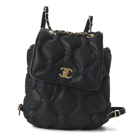 chanel chesterfield backpack|CHANEL Iridescent Calfskin Quilted Chesterfield Backpack Black .